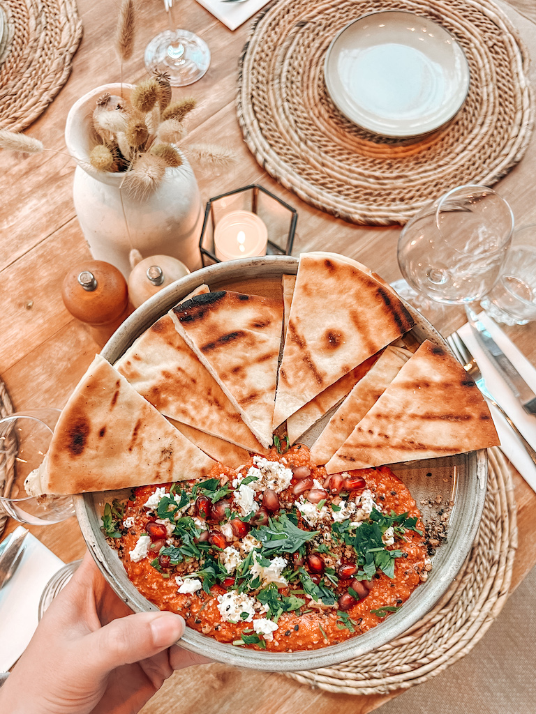 voorgerecht, branding beachclub, restaurant